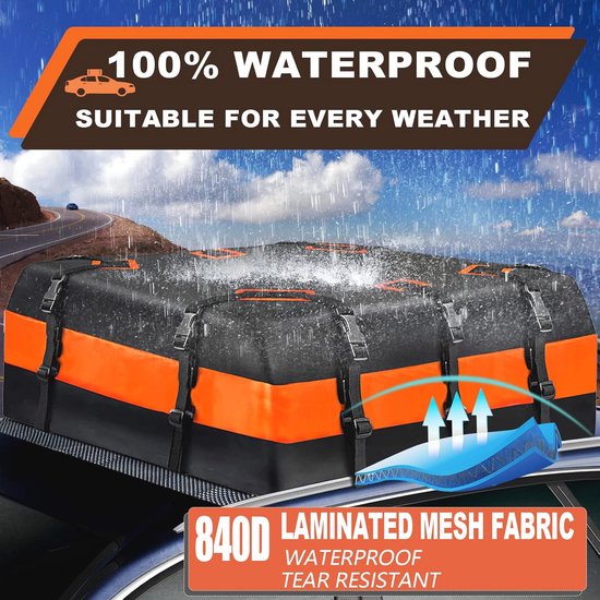 Vouwbare Waterdichte Dakkoffer - 21m³ Bagagebox voor Voertuigen — afbeelding 3