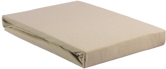 Shizu perkal splittopper hoeslaken - zand