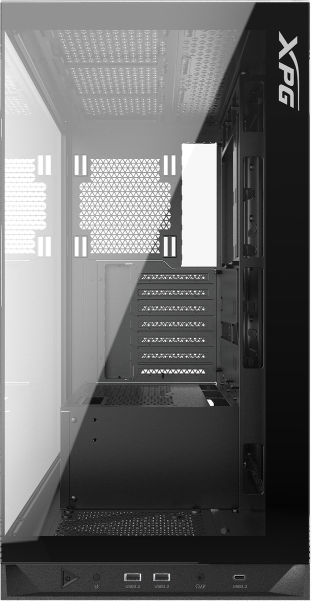 XPG INVADER X Black + Fans