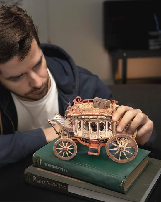 ROKR 3D Puzzel Modelbouwsets voor Volwassenen om te Bouwen Roterende-Barrel Machine Cadeaus voor Mannen Hem LQA01