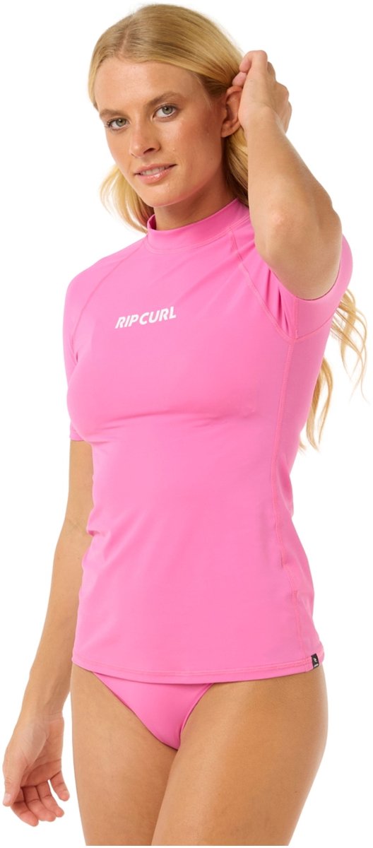 2025 Rip Curl Dames Klassiek Surf Korte Mouw Lycra Vest - Pink