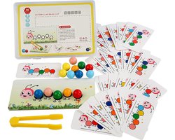 Jojoy - Kleurenspel - Rups spel - Motoriek Speelgoed - Educatief Speelgoed - Montessori Speelgoed - Leerzaam Speelgoed - CATERPILLARI