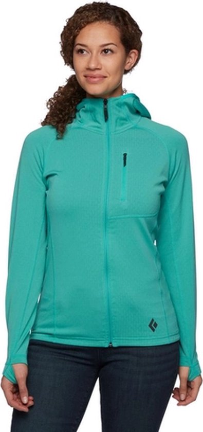 Sweat à capuche polaire Black Diamond Coefficient - Gilet polaire - Femme Dark Patina L