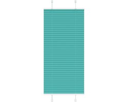 vidaXL - Plissé - rolgordijn - 60x150 - cm - stofbreedte - 59,4 - cm - petrol - groen