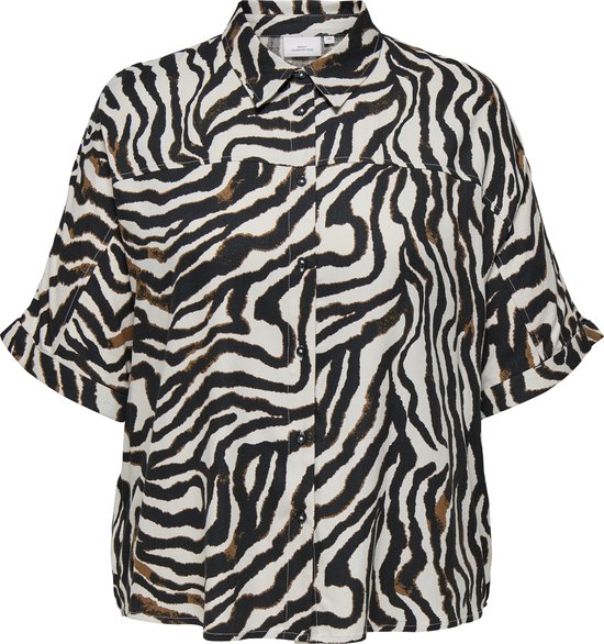ONLY CARMAKOMA - CHEMISE 2/4 CARBERTE LIFE AOP - Femme - Chemisiers