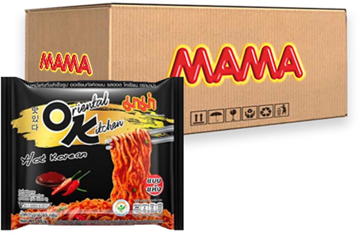 Mama | Instant Noedels Hot Korean | 20 stuks