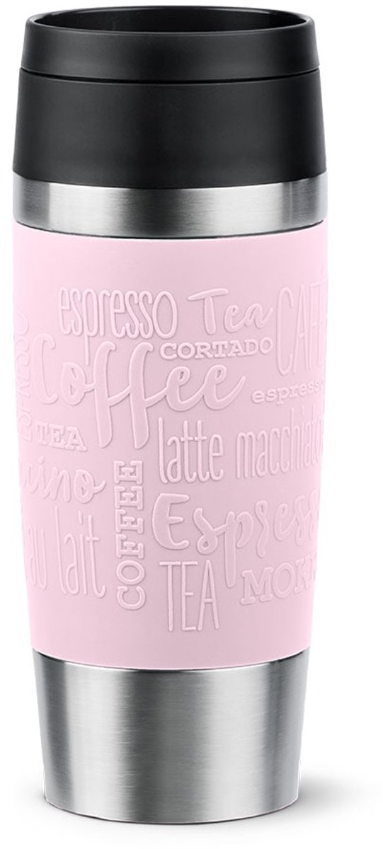 EMSA Travel Mug Classic 36 ml Roze, Roestvrijstaal