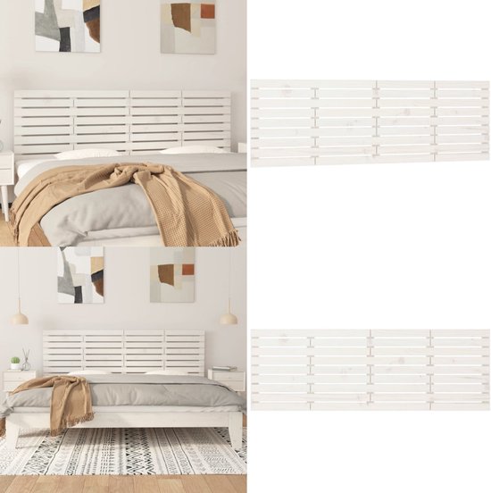 Tête de lit vidaXL Hoofdbord wandmontage 108x3x80 cm grenenhout