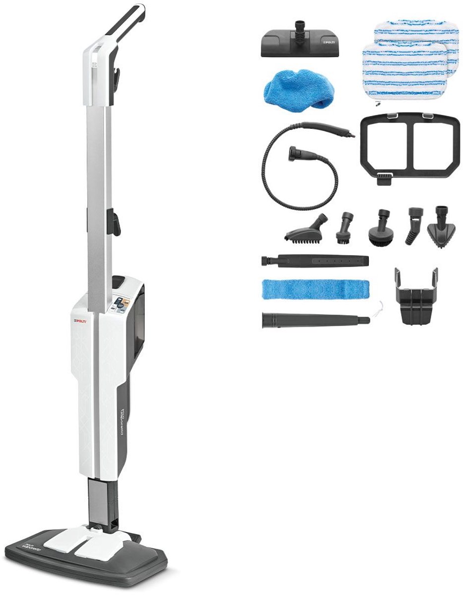 Polti Schoonmaak - Stoomreiniger Vaporetto SV610 Style, wit/grijs PTEU0304