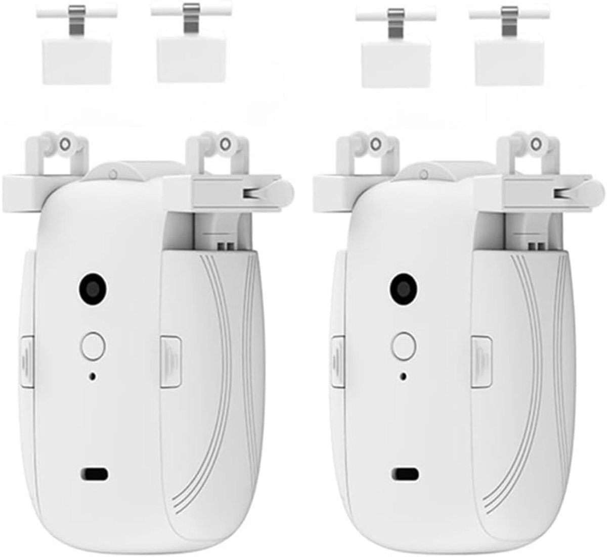 Slimme Automatische Gordijnopener met Wifi - Set van 2 voor Draadloze Controle