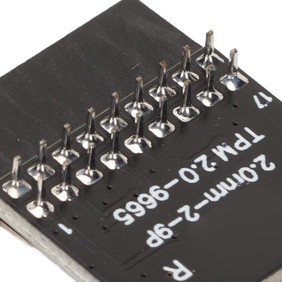TPM2.0 Beveiligingsmodule – 18-Pin LPC Kaart, Compatibel Met WIN11 En DDR4 Moederborden Voor ASROCK