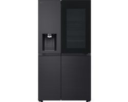 LG GSXE91EVAD - Amerikaanse koelkast - Zwart (blacksteel) - Waterreservoir - 628L
