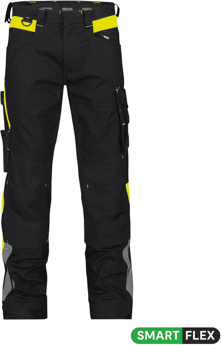 Werkbroek met stretch en kniezakken