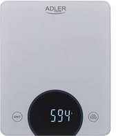 Bol.com Adler AD 3173S - keukenweegschaal - Grijs - 10 kg aanbieding