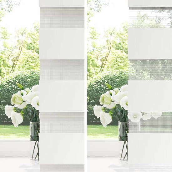 vidaXL - Zebra - store enrouleur - 55x100 - cm - largeur du tissu - 50,9 - cm - noir