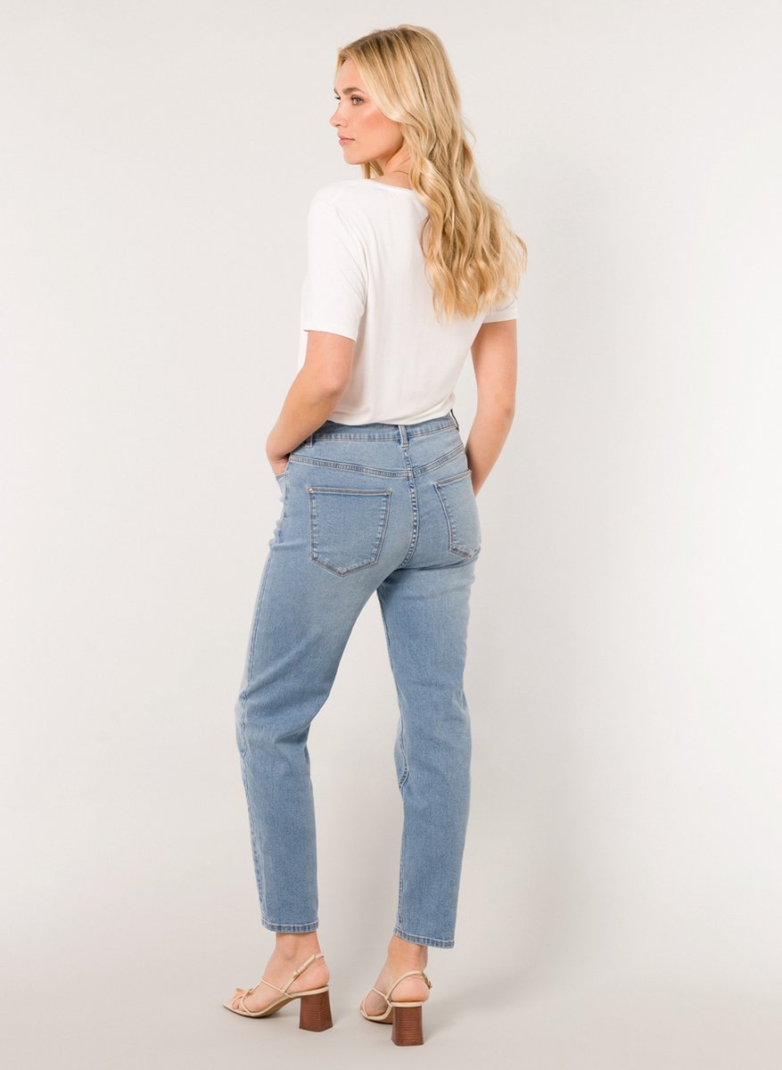 BASE LEVEL Anneli Bottoms - Light Blue - maat W48 / L28
