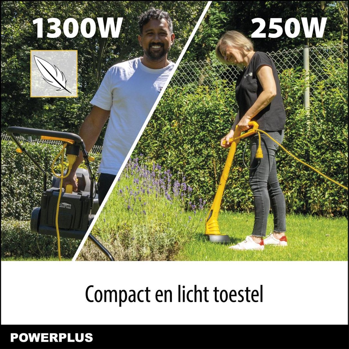 Powerplus Tuingereedschap set POWXG62205T - 1300W Grasmaaier 320mm + Trimmer 250W – foto 7