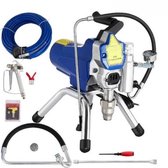 Pulvérisateur de peinture sans air professionnel bleu - Pistolet à peinture - 2200 W - Pour les gros Bricolage