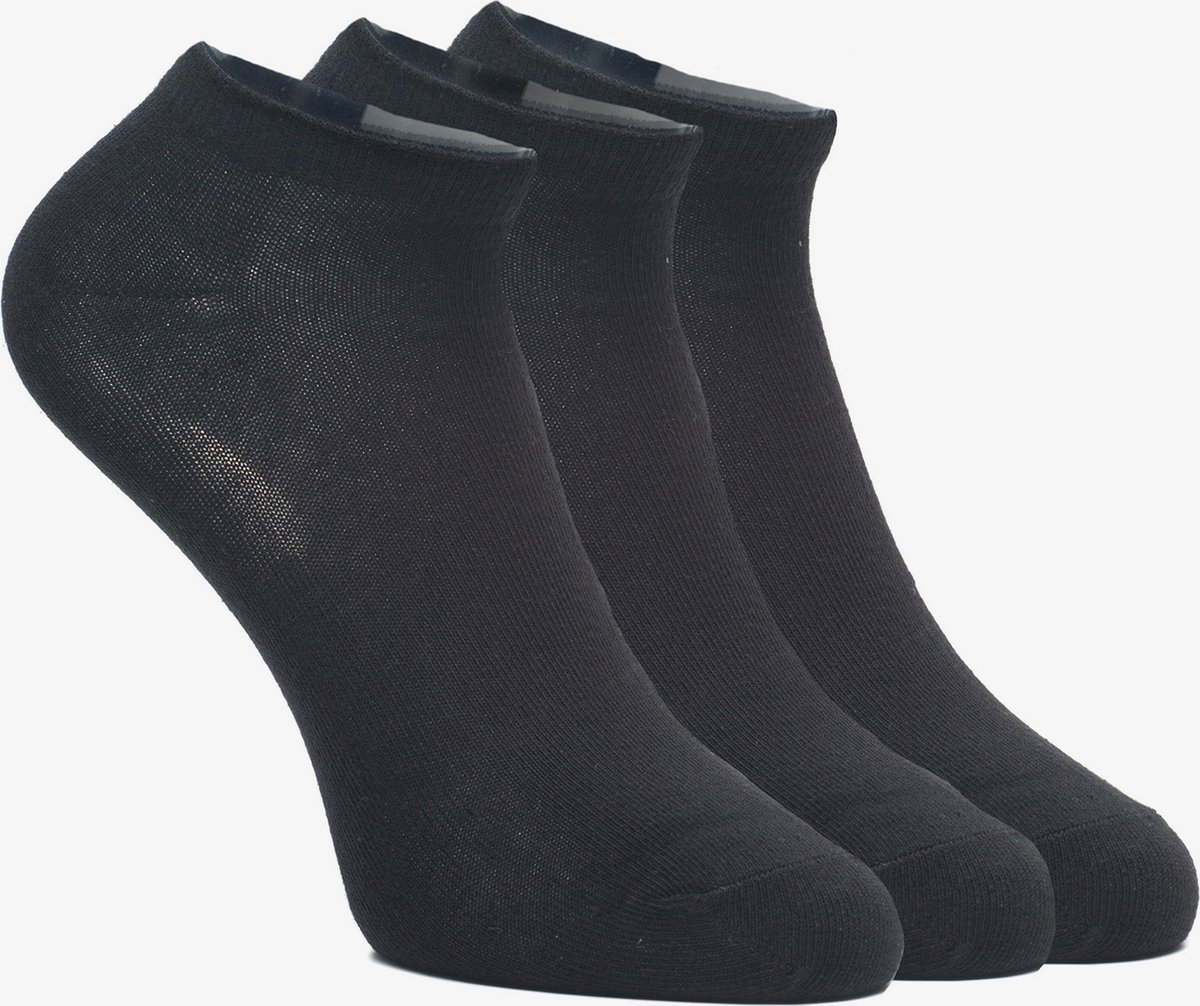 3 paar Osaga sneakersokken - Zwart - Maat 35/38