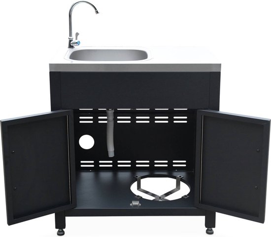 sweeek - 6-module buitenkeuken roestvrij staal - grimaud van Sweeek — afbeelding 3