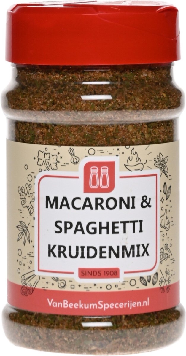 Goedkoopste Van Beekum Specerijen - Macaroni & Spaghetti Kruidenmix - Strooibus 150 gram