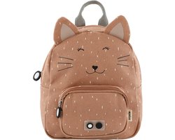 Trixie Kleine Rugzak - Mrs. Cat - Schooltas Waterafstotend - Boekentas voor Kind - Voor Jongens en Meisjes - Geschikt als Gymtas - Roze