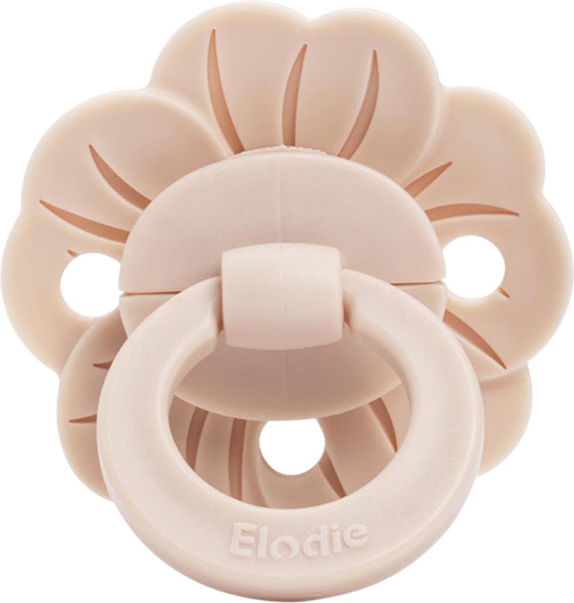 Goedkoopste Elodie Binky Bloom 3m fopspeen - Fopspeen - Fopspenen- Silicone fopspeen - Powder Pink