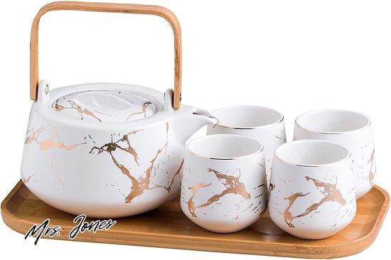 Villeroy & Boch - theeservies met theepot en emaille (7) - - Catawiki