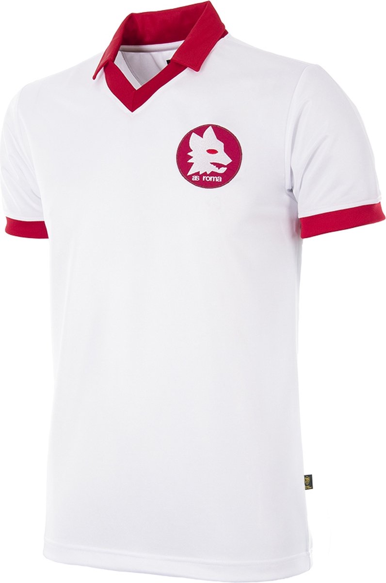 COPA - AS Roma 1984 European Cup Final Retro Voetbalshirt - Mannen - Wit - XXL
