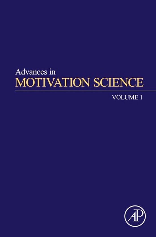 Advances in Motivation Science - cover