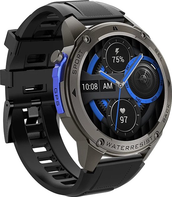 WizBay Premium Select® Smartwatch 1.43 AMOLED - Bellen - GPS - Altitude Luchtdruk...