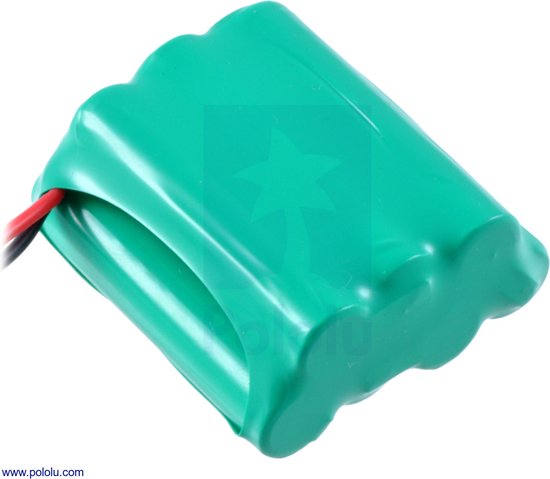 Rechargeable NiMH Battery Pack: 8.4 V, 900 mAh, 4+3 AAA Cells, JR Connector Pololu 2236