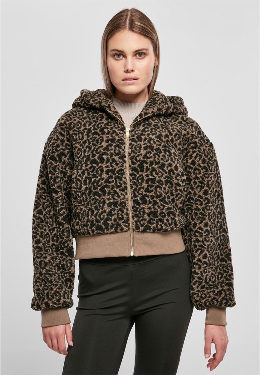 Urban Classics Short Oversized AOP Sherpa Jacket S Multicolours Multicolor