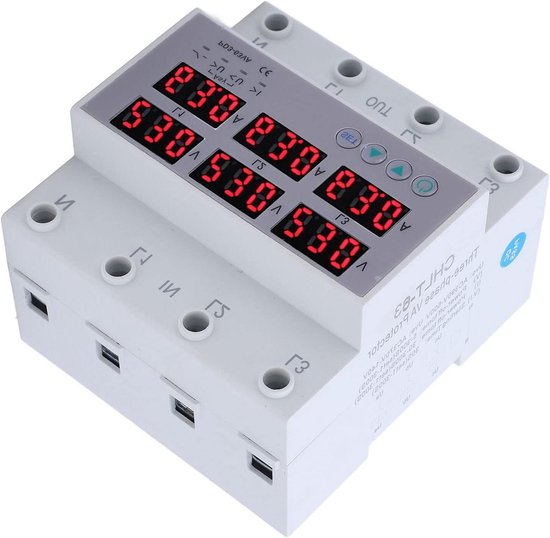Handig D52-2048 Din Rail Ampèremeter Voltmeter Cur... – Grandado