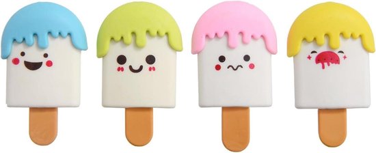 Ainy Foodie Gummen - een set van 10 schattige gummen, onmisbaar voor in je etui als Ainy Foodie Gummen - een set van 10 schattige gummen, onmisbaar voor in je etui als