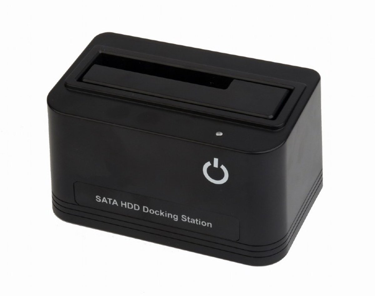 Gembird USB Docking Station voor 2.5" & 3.5" SATA HDD/SSD - Externe Hardeschijf Adapter - Plug & Play