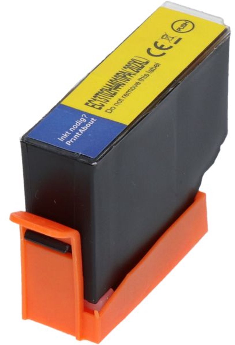 PrintAbout huismerk Inktcartridge 202 (C13T02F44010) Geel geschikt voor Epson