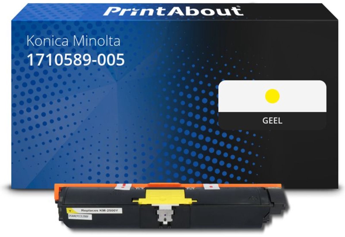 Konica Minolta 1710589-005 toner geel Huismerk