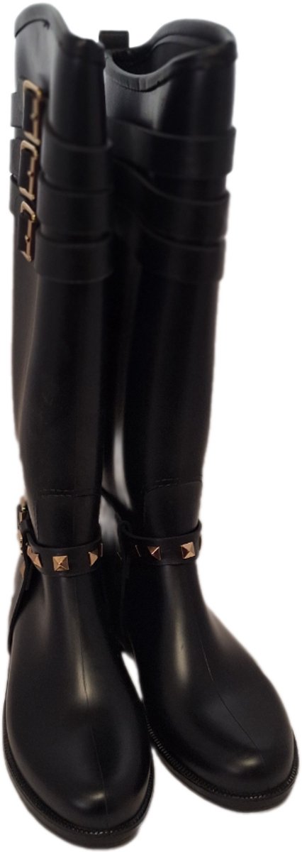 SF- RAINBOOTS-COWBOYSTYLE-RUBBER -BLACK- 42