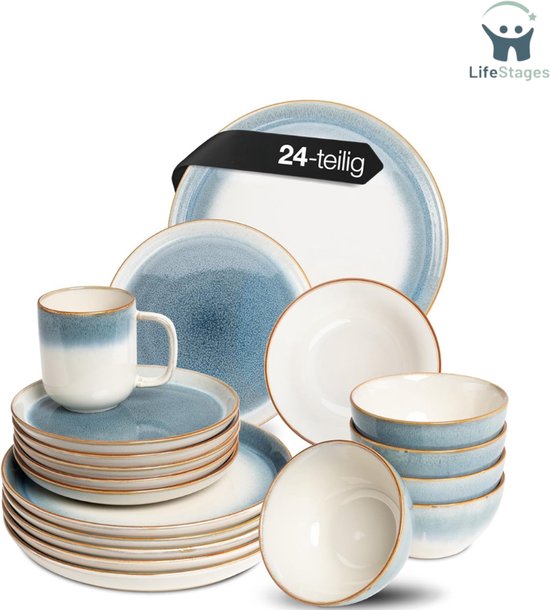 Servies Bo-Camp Melamine Navy (16-delig) | Outdoorsupply Servies Bo-Camp Melamine Navy (16-delig) | Outdoorsupply
