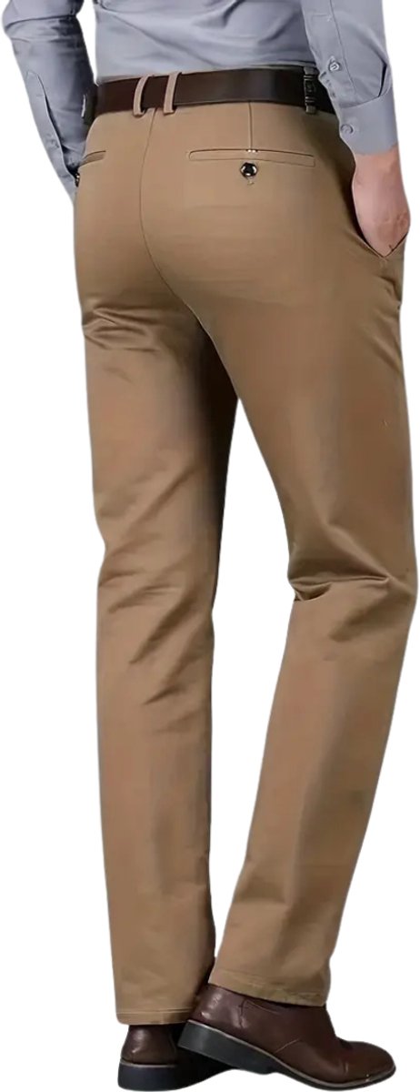 Bovista Golfbroek Heren - Golfkleding - Golfen - Golf Accessoires - Nette Pantalon - Beige L - Maat 50 van Bovista — afbeelding 3