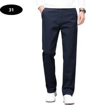 Bovista Golfbroek Heren - Golfkleding - Golfen - Golf Accessoires - Nette Pantalon - Marineblauw S - Maat 46