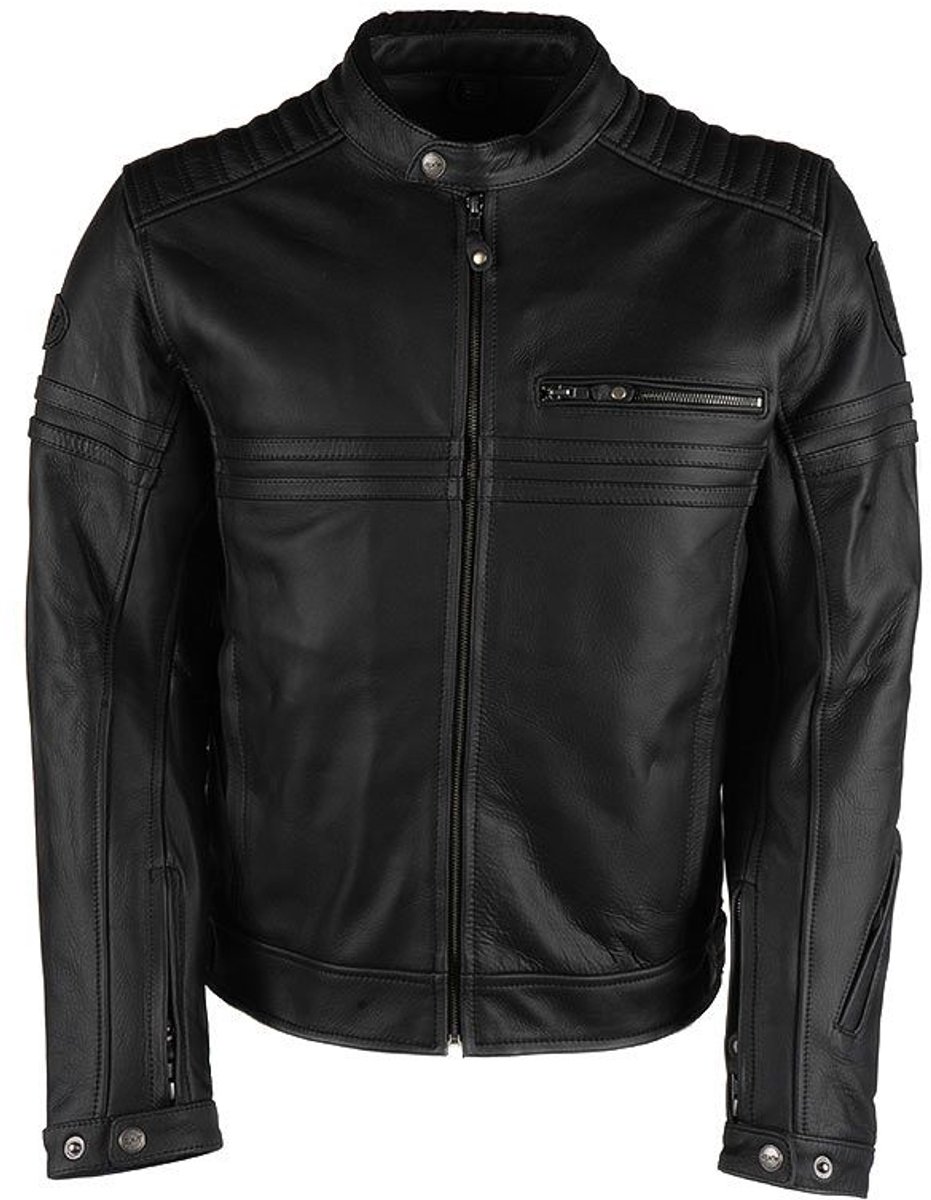 MOTOBLOUZ Motorjas LEGEND Mannen|4-seizoenen|Zwart/Zwart XXXL CE-gekeurd