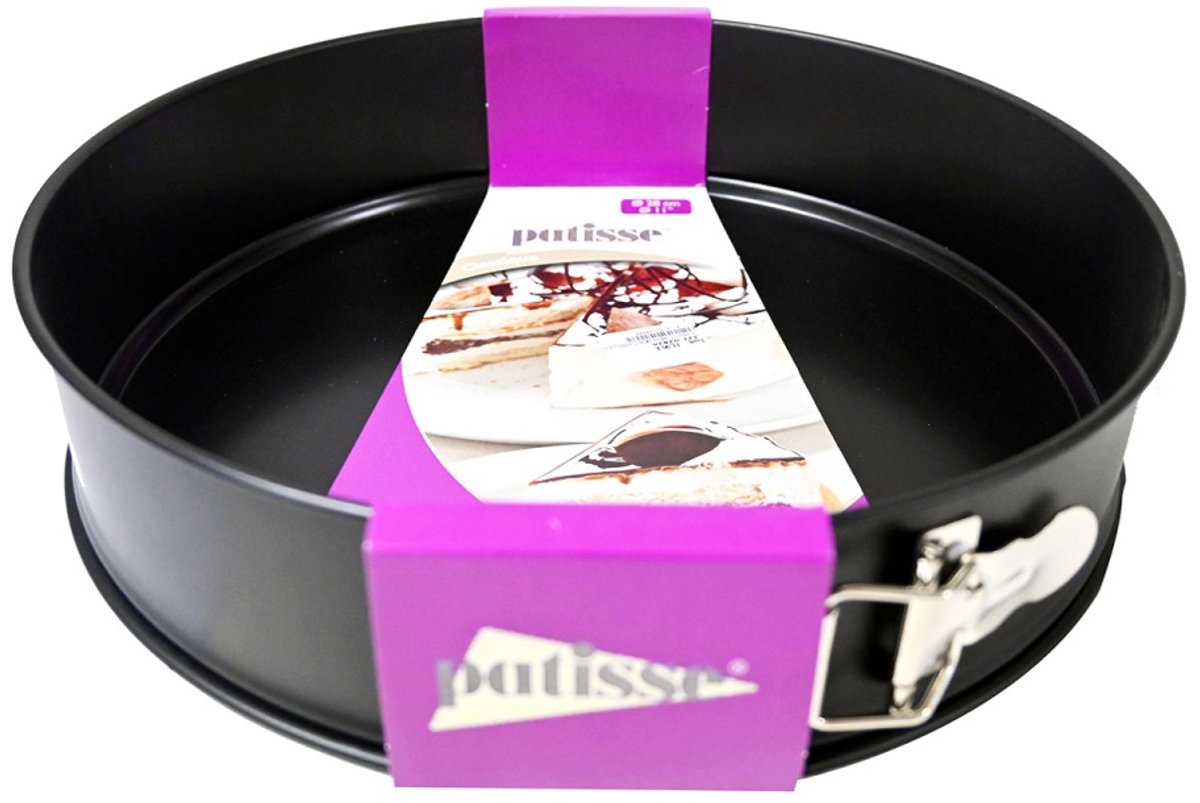 Patisse Springvorm Met Bodem 28 Cm Staal Zwart - Cakevorm – foto 2