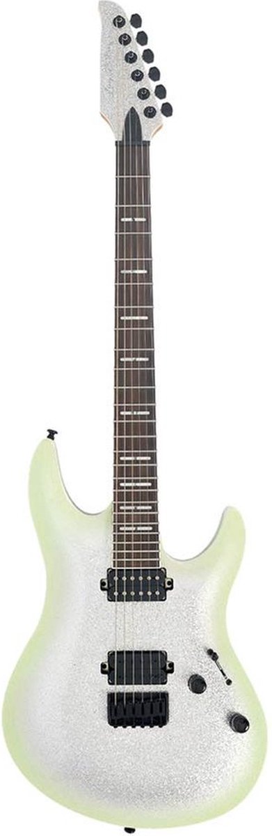 Sire Y5/SPS Larry Carlton elektrische gitaar – alder body, HH-configuratie, Silver Sparkle