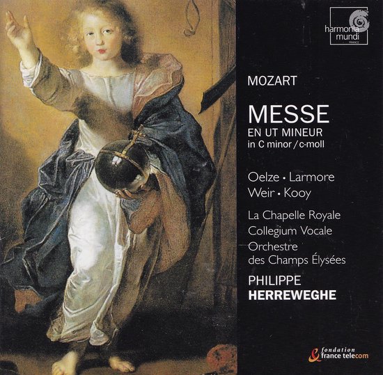 Super-Audio-CD Messe En Ut Mineur - Wolfgang Amadeus Mozart - Christiane Oelze, Jennifer Larmore (sopraan), Scot Weir (tenor), Peter Kooy (bas), Collegium Vocale, La Chapelle Royale en Orchestre des Champs Elysees o.l.v. Philippe Herreweghe