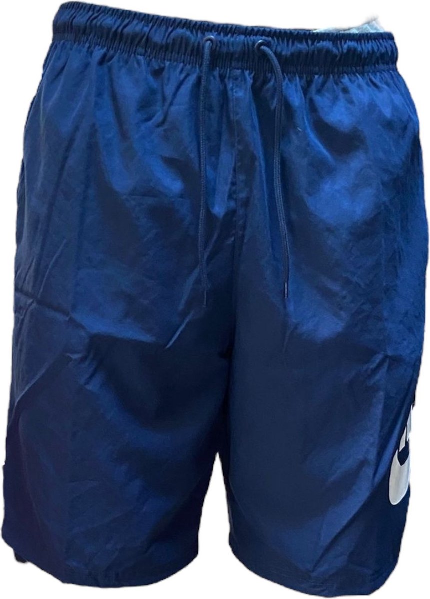 Nike Shorts DonkerBlauw Wit