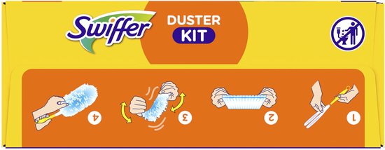 Swiffer Duster Plumeau Kit - 5 x (1 Manche + 3 Recharges)