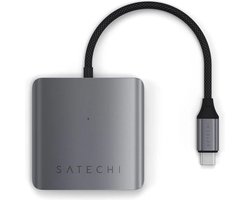 Satechi USB-C 4-Port hub met power delivery – Grijs