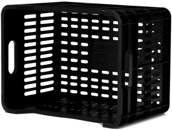 Urban Proof Junior fietskrat 15 Liter Gerecycled Kunststof Black van Urban Proof — afbeelding 4